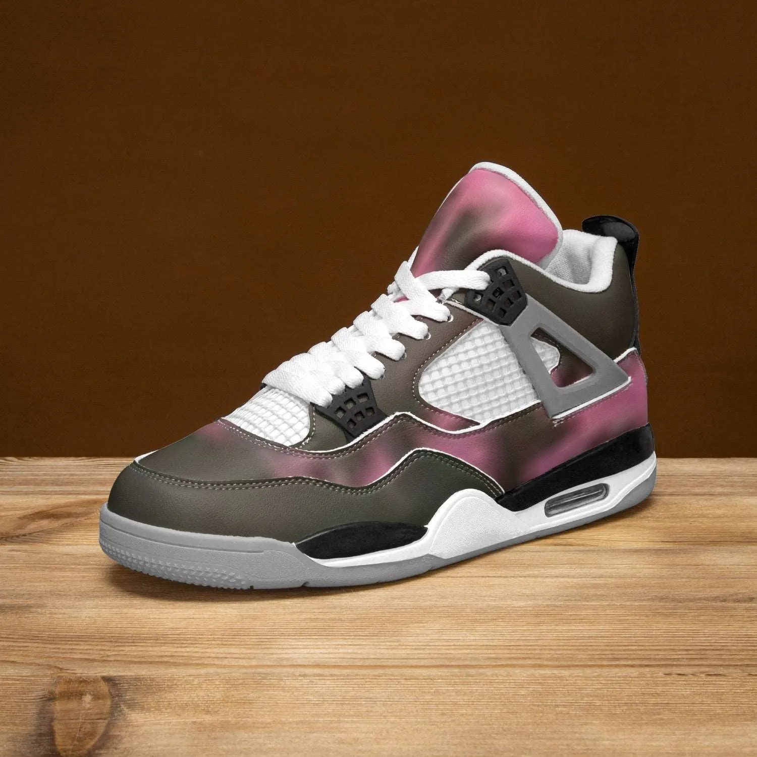 699. AJ4 Basketball Sneakers -Grey Sole