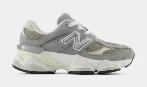 9060 Preschool Running Shoes (Dark Grey/Yellow/White)