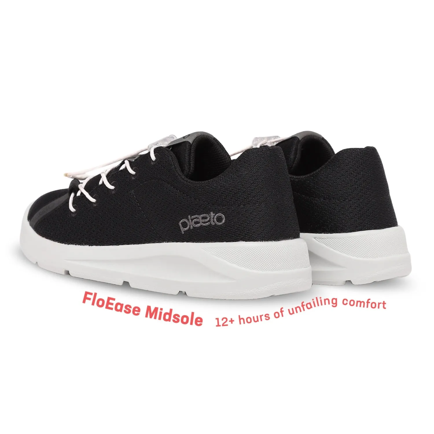 Ace Kids Sports Shoes - Black / Grey
