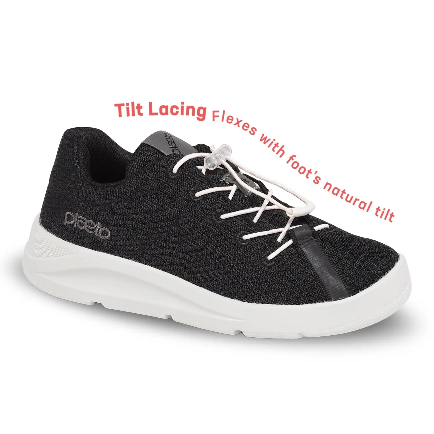 Ace Kids Sports Shoes - Black / Grey
