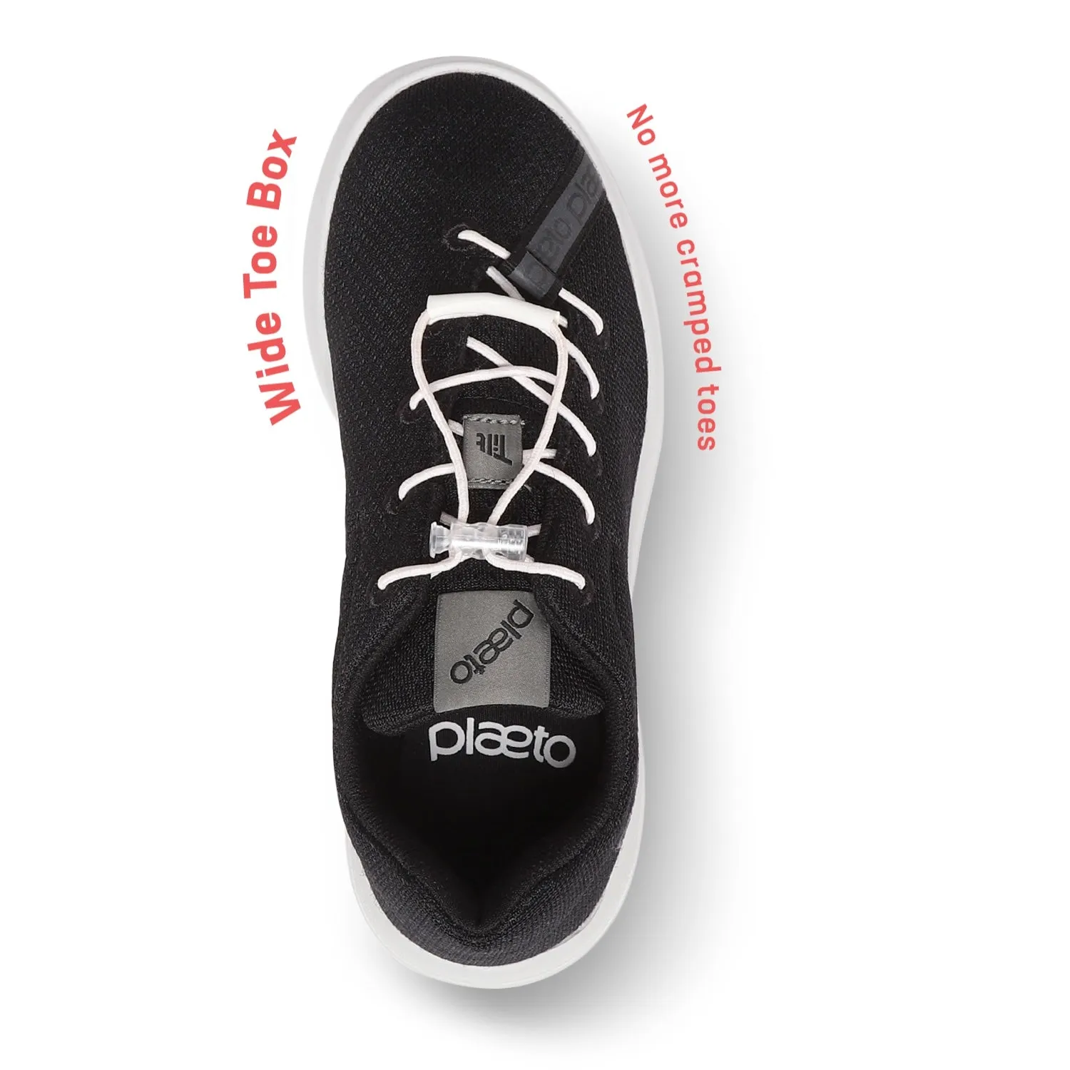 Ace Kids Sports Shoes - Black / Grey