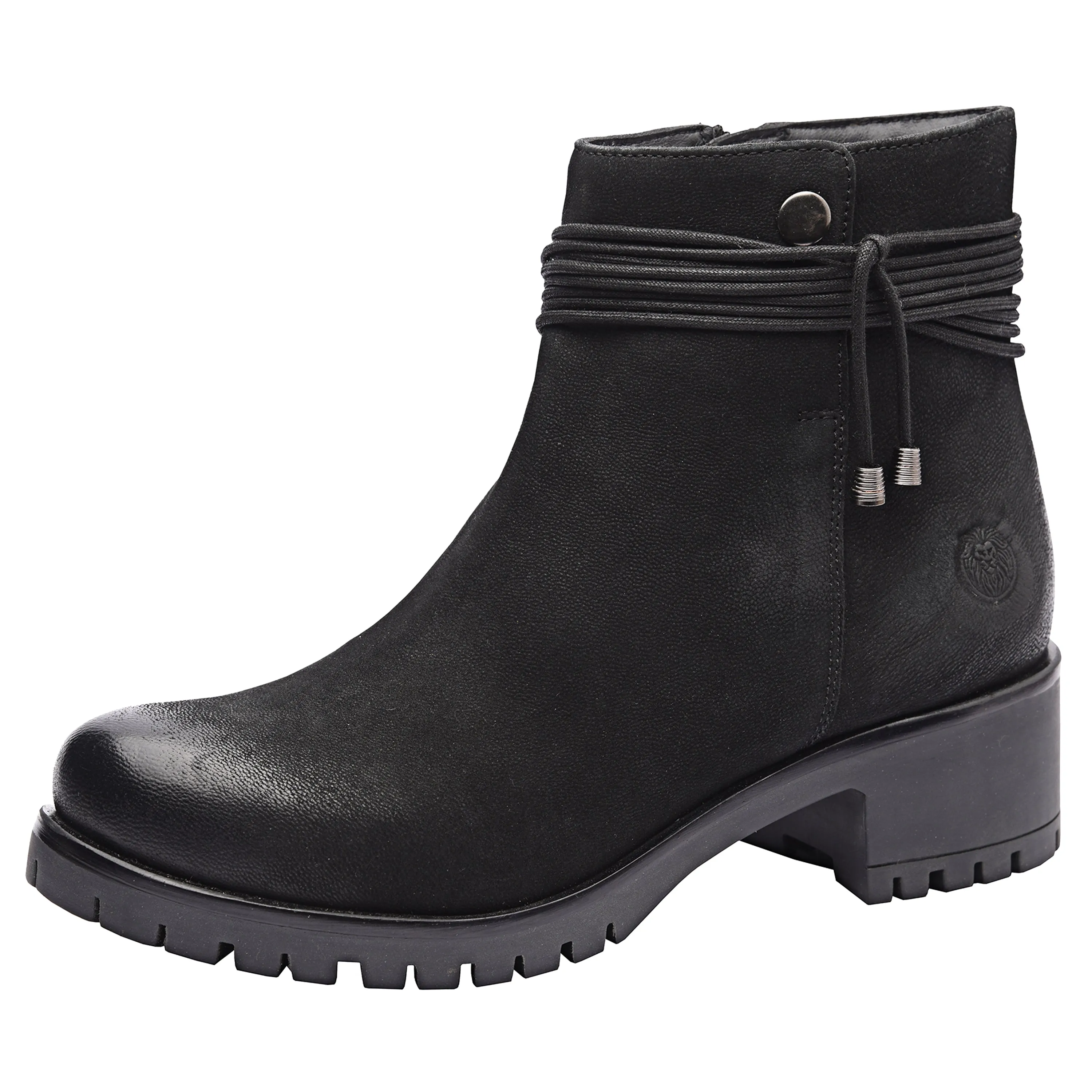 Adele Block Heel Ankle Boots