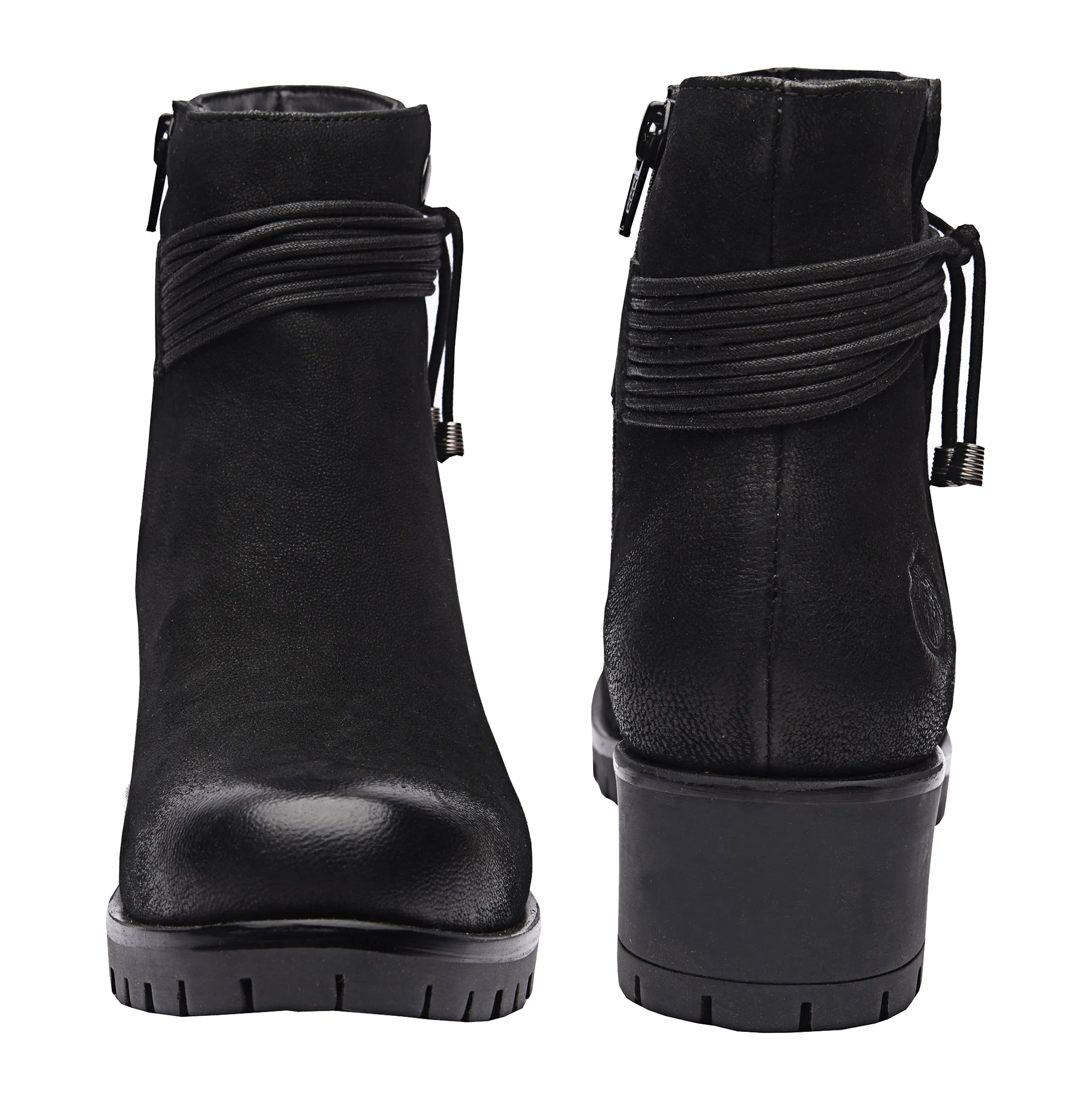 Adele Block Heel Ankle Boots