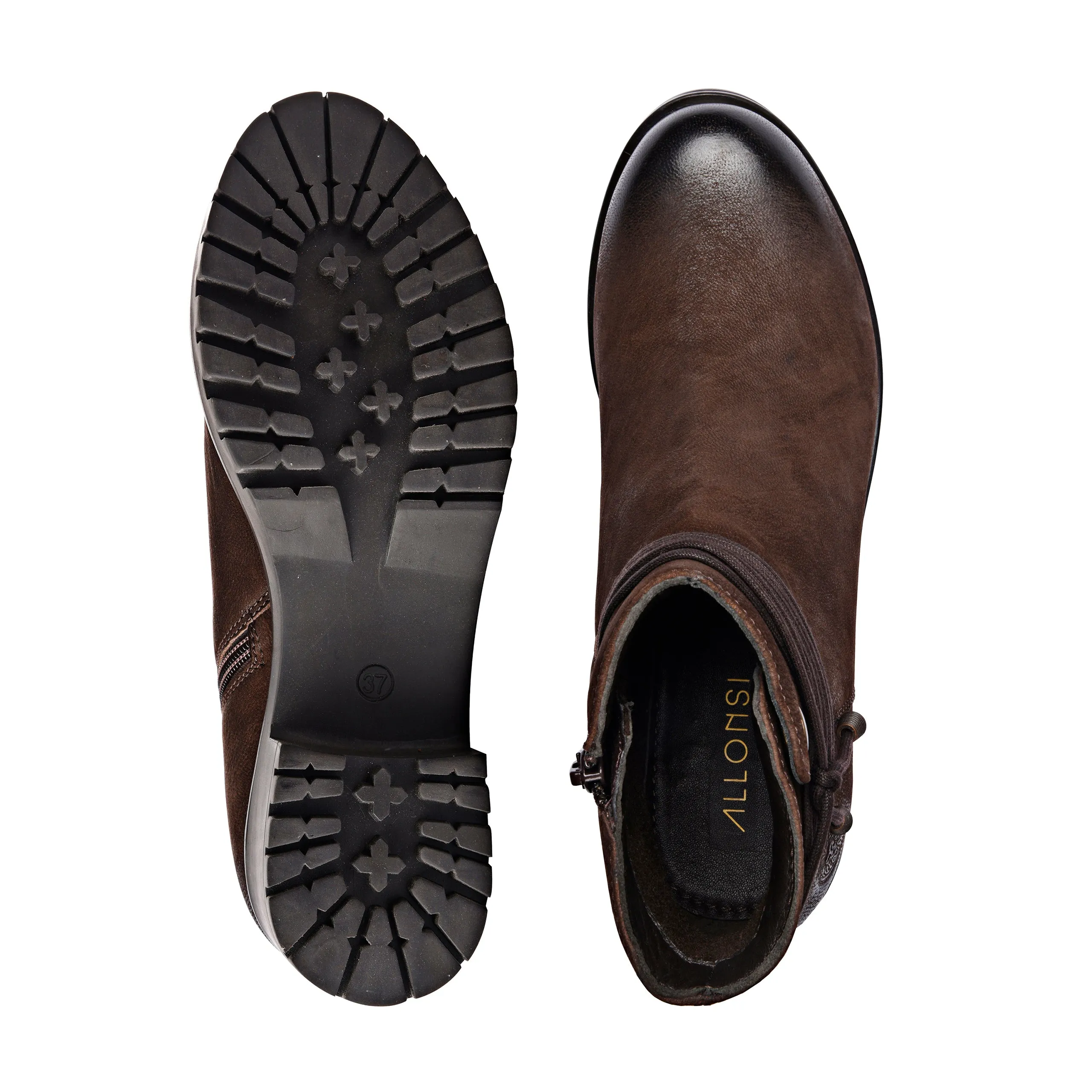 Adele Block Heel Ankle Boots