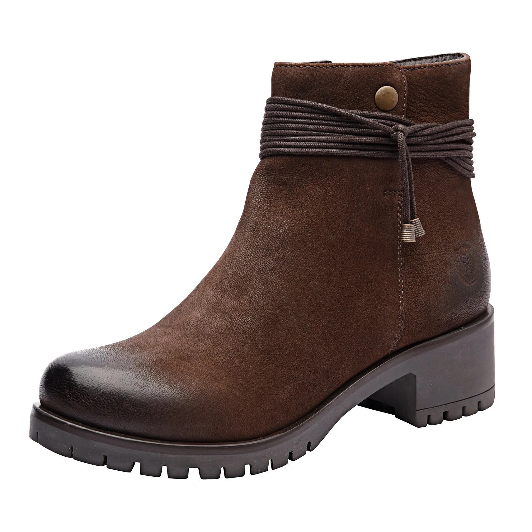 Adele Block Heel Ankle Boots