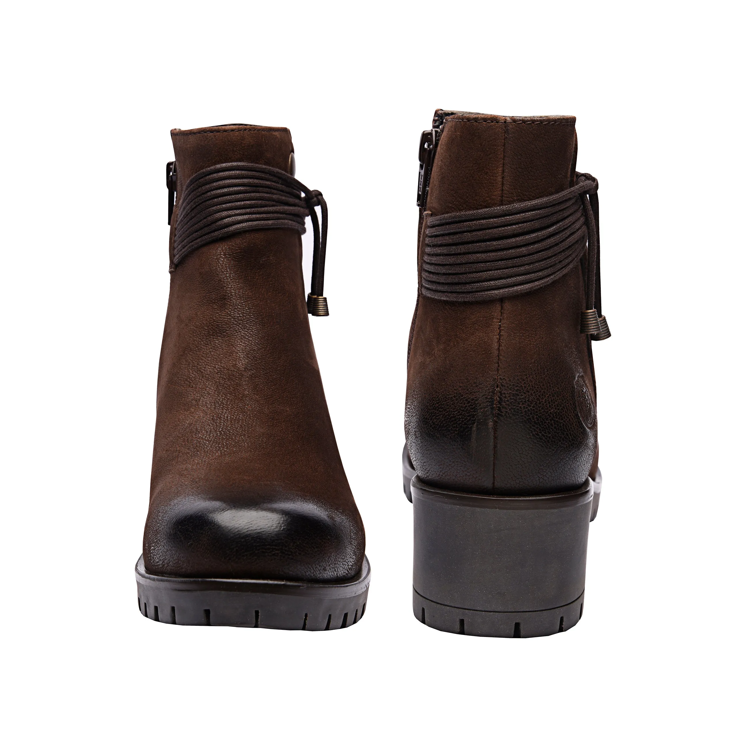 Adele Block Heel Ankle Boots