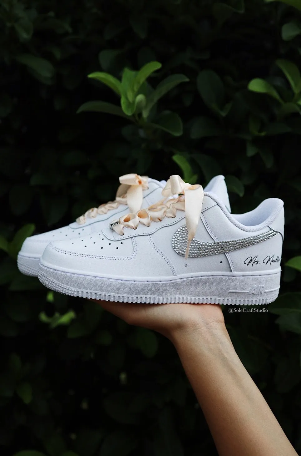 AF1 Full Swoosh Crystals