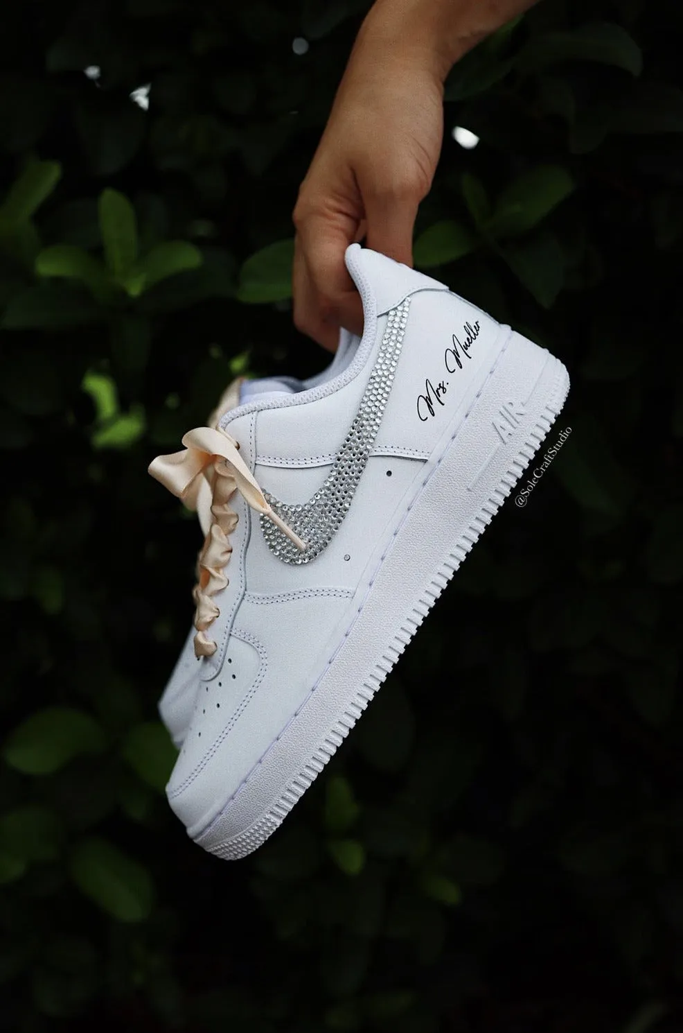 AF1 Full Swoosh Crystals