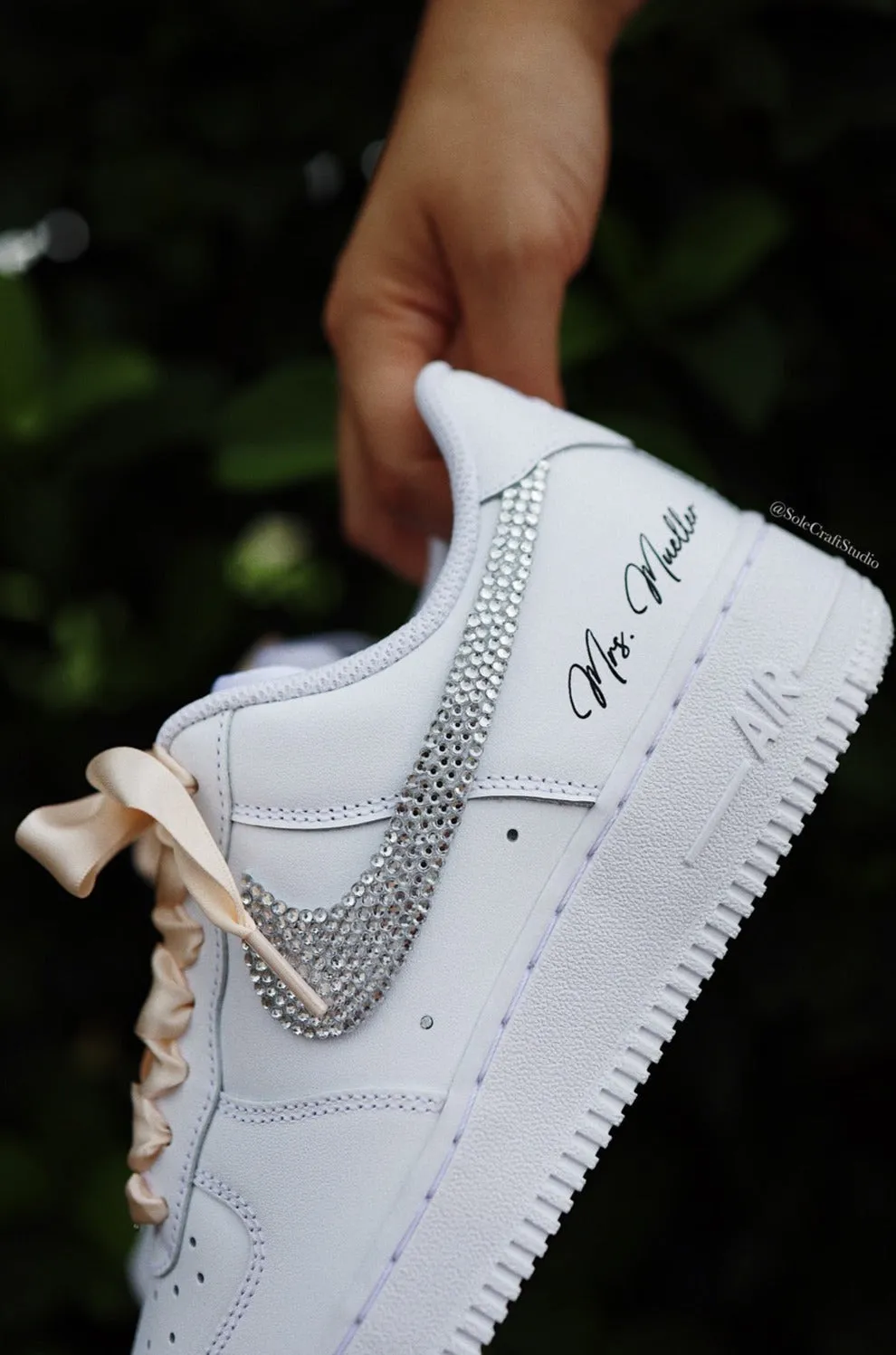 AF1 Full Swoosh Crystals