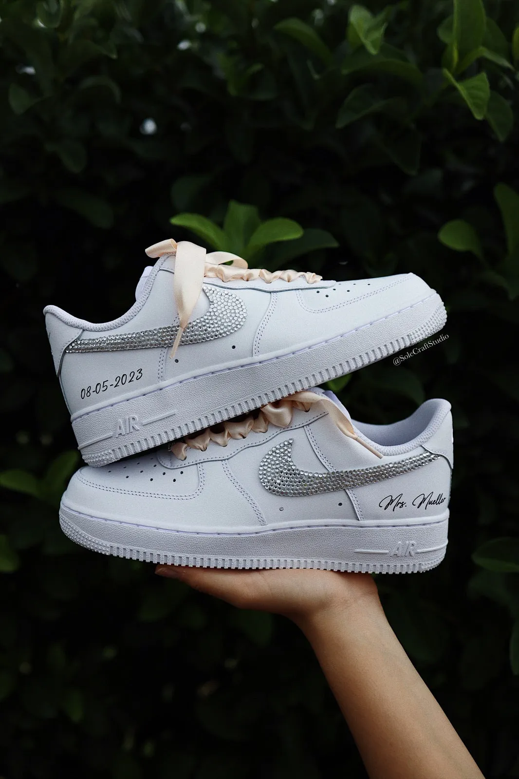 AF1 Full Swoosh Crystals