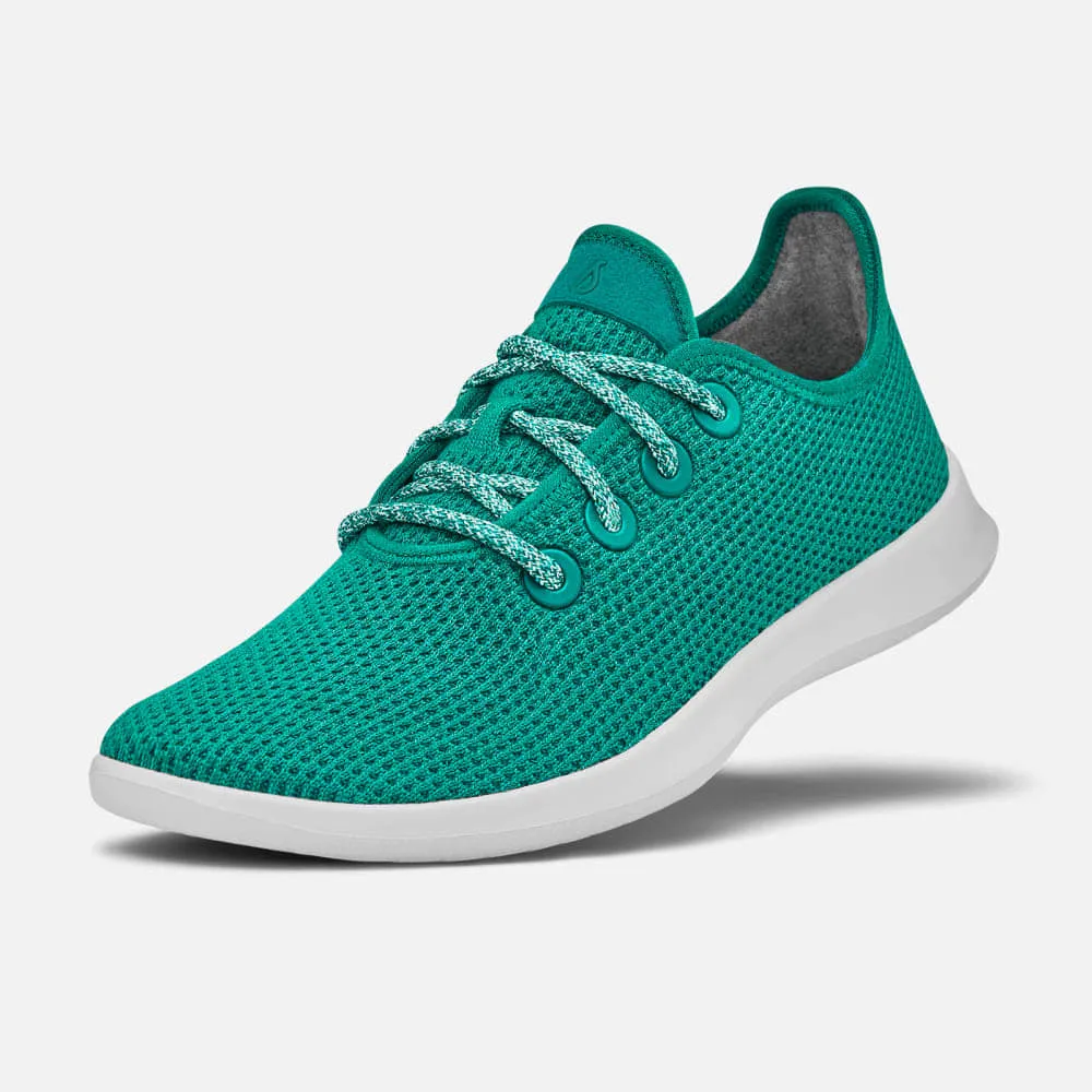 Allbirds Tree Runners - LIMITED EDITION: kauri peacock (white sole)