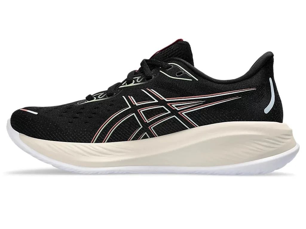 Asics Women's GEL-CUMULUS 26 Running Shoes in Black/Dark Jade