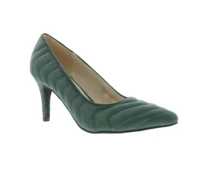 Bellini Ames Women Dress Pump Shoes In Green Smooth