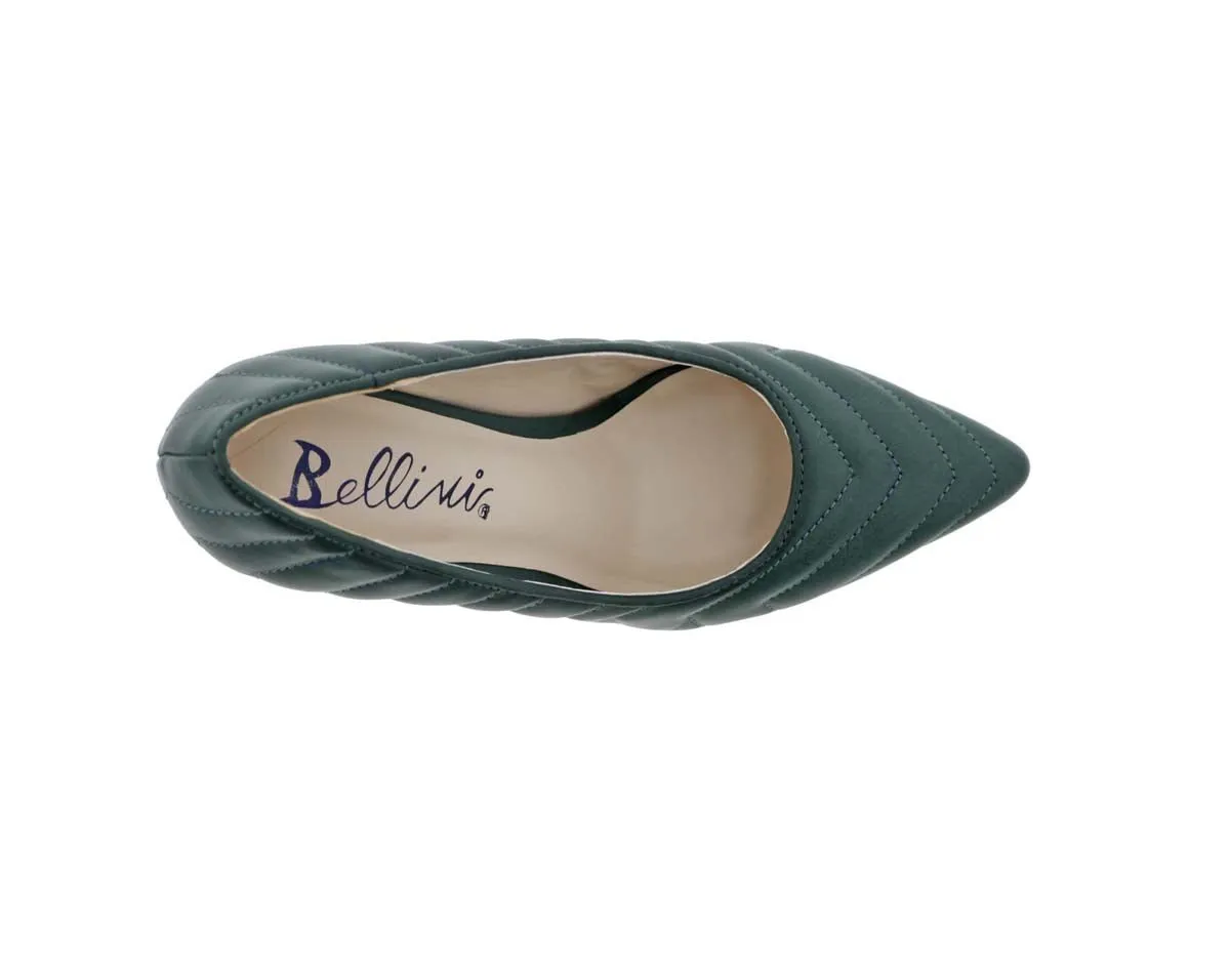 Bellini Ames Women Dress Pump Shoes In Green Smooth