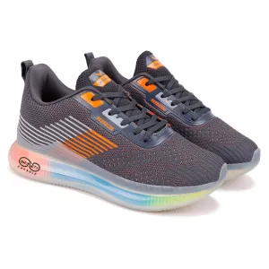 Bersache Lightweight Sports Running Shoes For Men Grey-9029