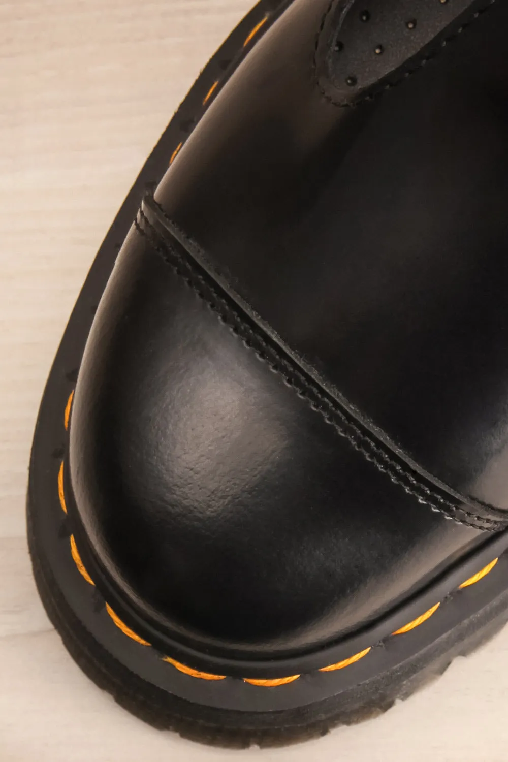 Bethan Smooth Leather Platform Mary Jane Shoes