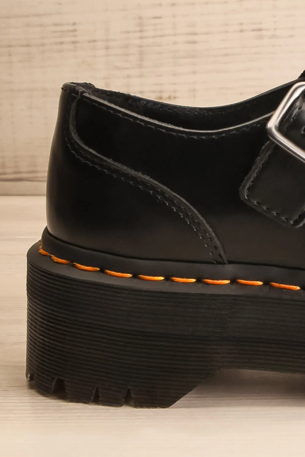 Bethan Smooth Leather Platform Mary Jane Shoes