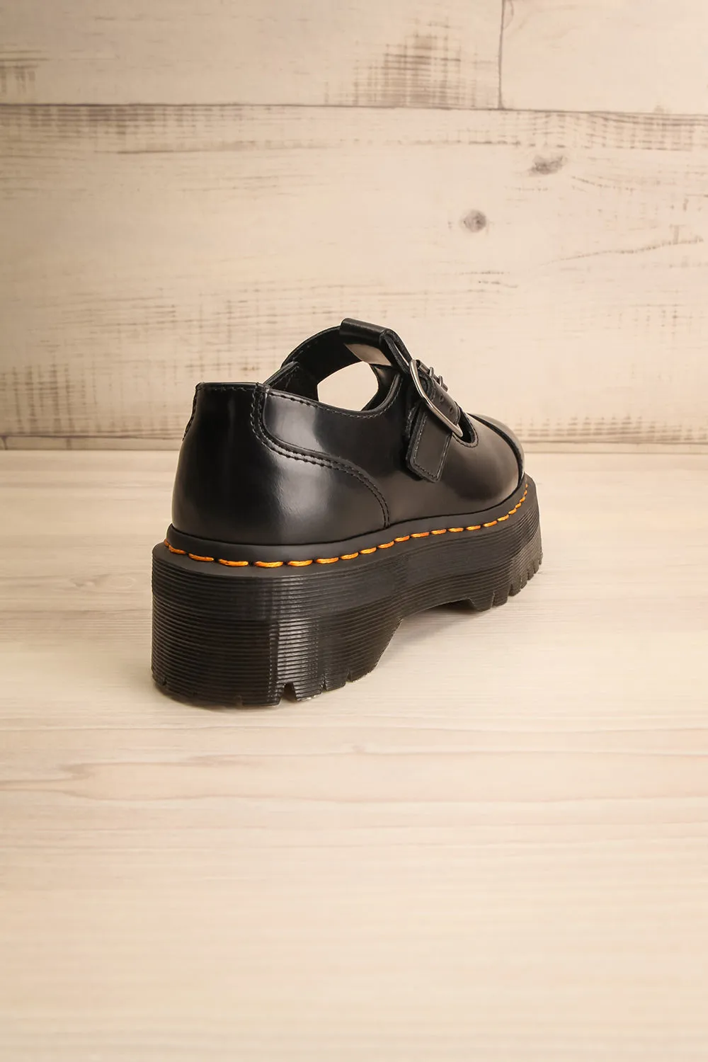 Bethan Smooth Leather Platform Mary Jane Shoes