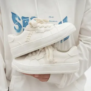 binfenxie  -  Women's New Ulluang Thin Casual Versatile Leather Shoes High Aesthetic Value Rubber Upper Shoes For Fashion