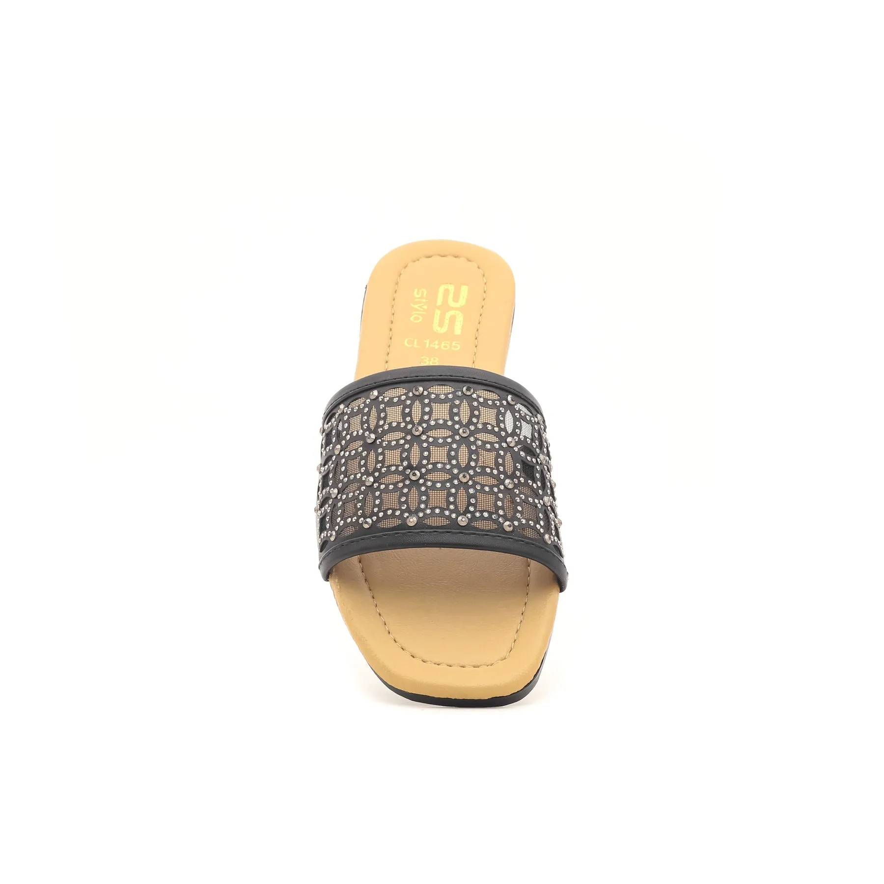 Black Casual Slipper CL1465