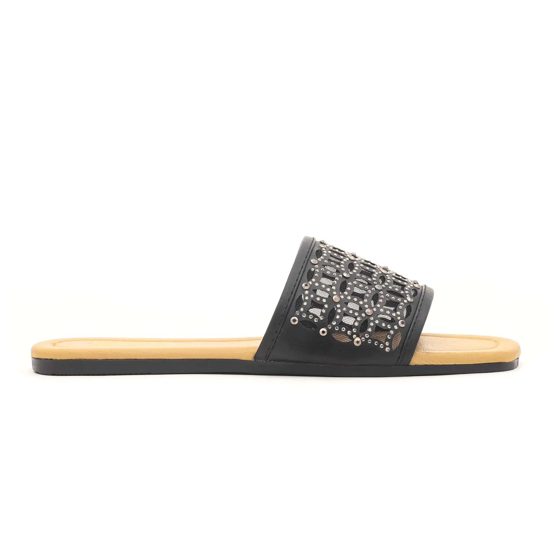 Black Casual Slipper CL1465