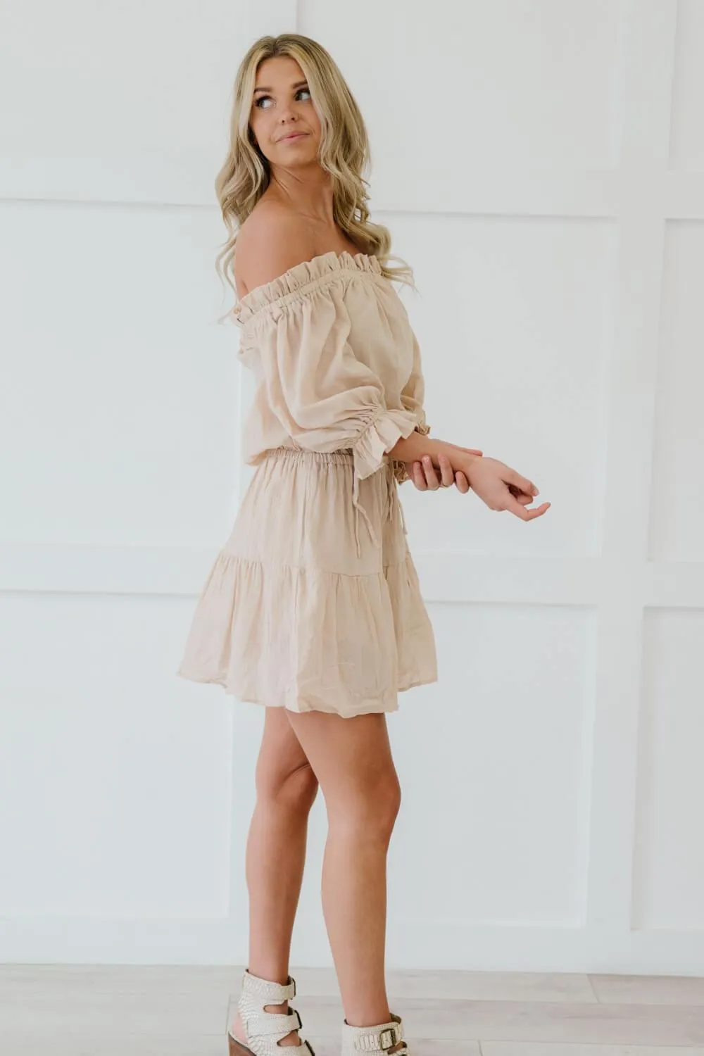 Casual Off-Shoulder Dress