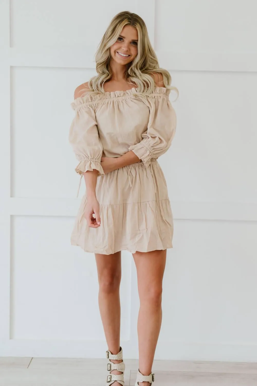 Casual Off-Shoulder Dress