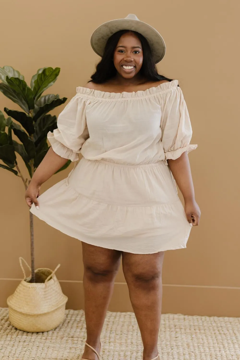 Casual Off-Shoulder Dress