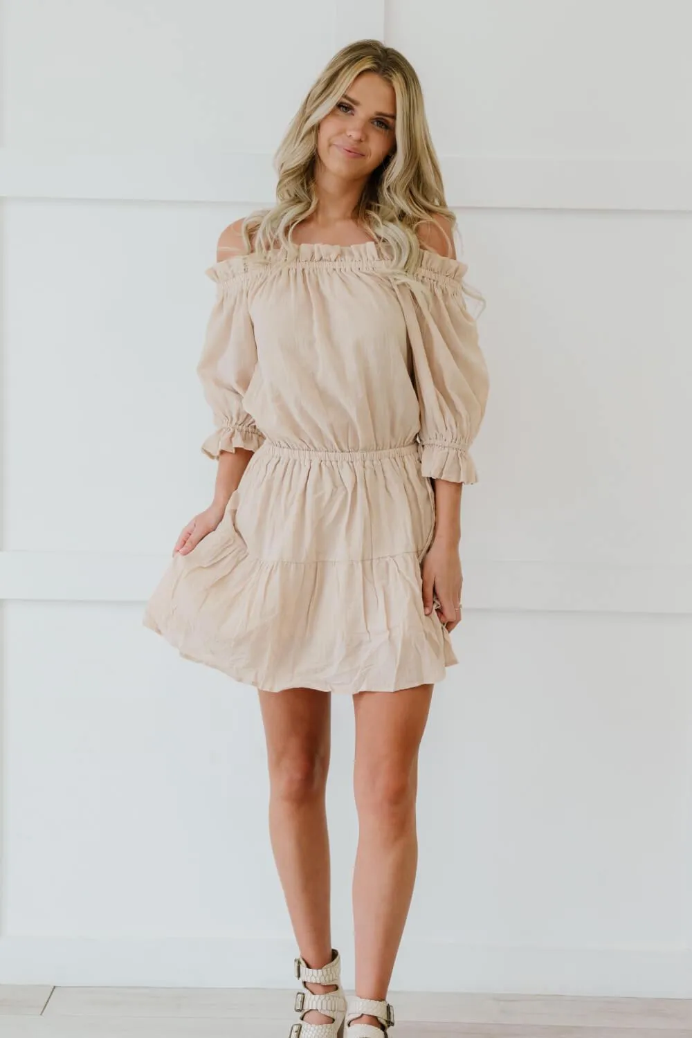 Casual Off-Shoulder Dress