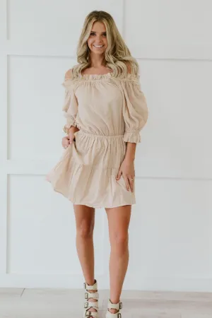 Casual Off-Shoulder Dress