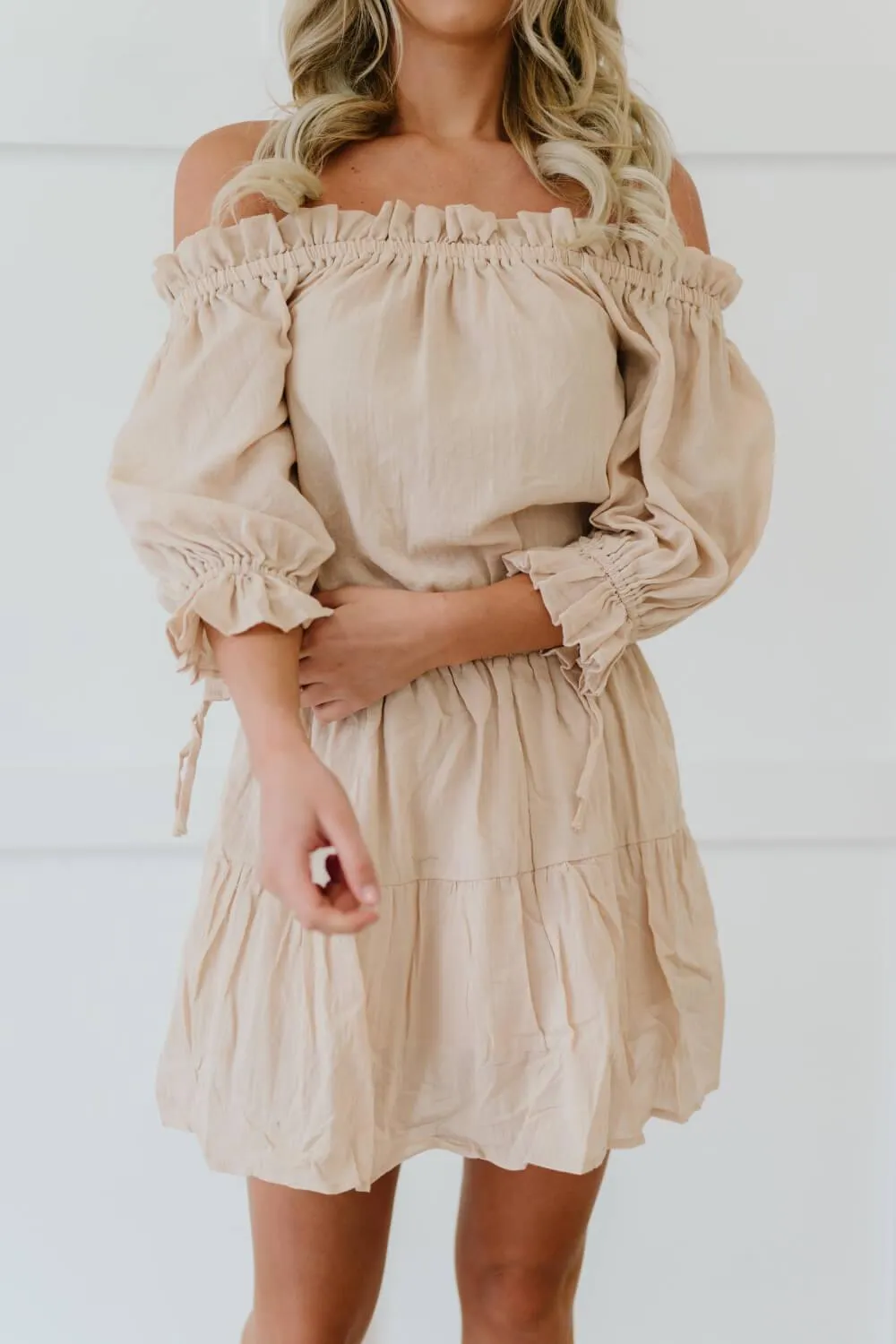 Casual Off-Shoulder Dress