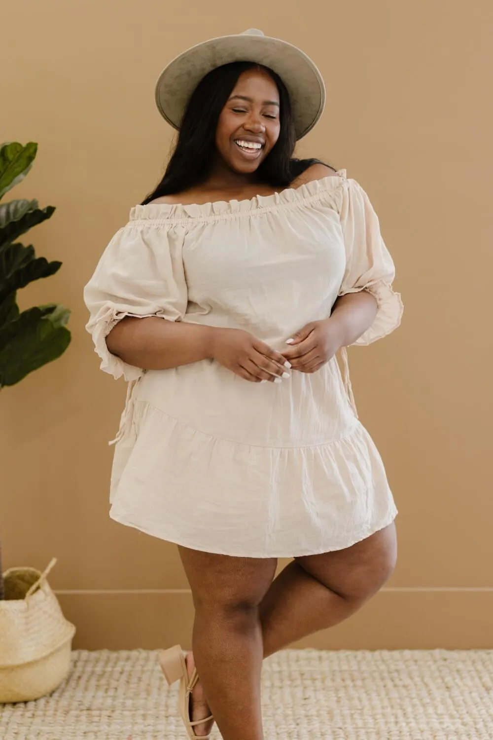 Casual Off-Shoulder Dress
