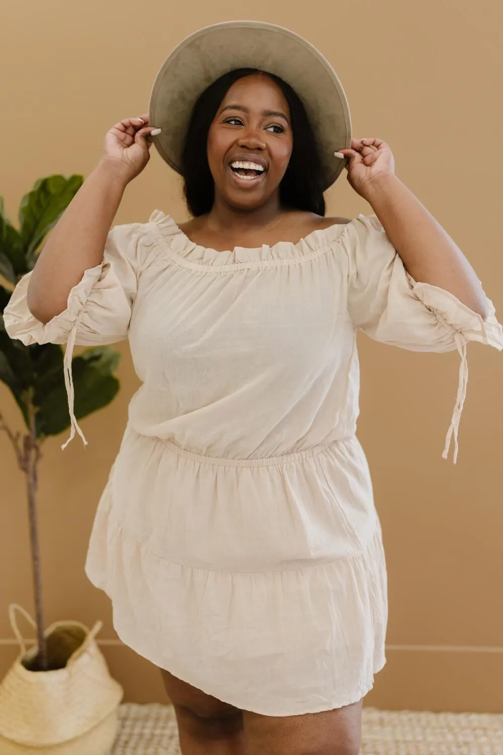 Casual Off-Shoulder Dress