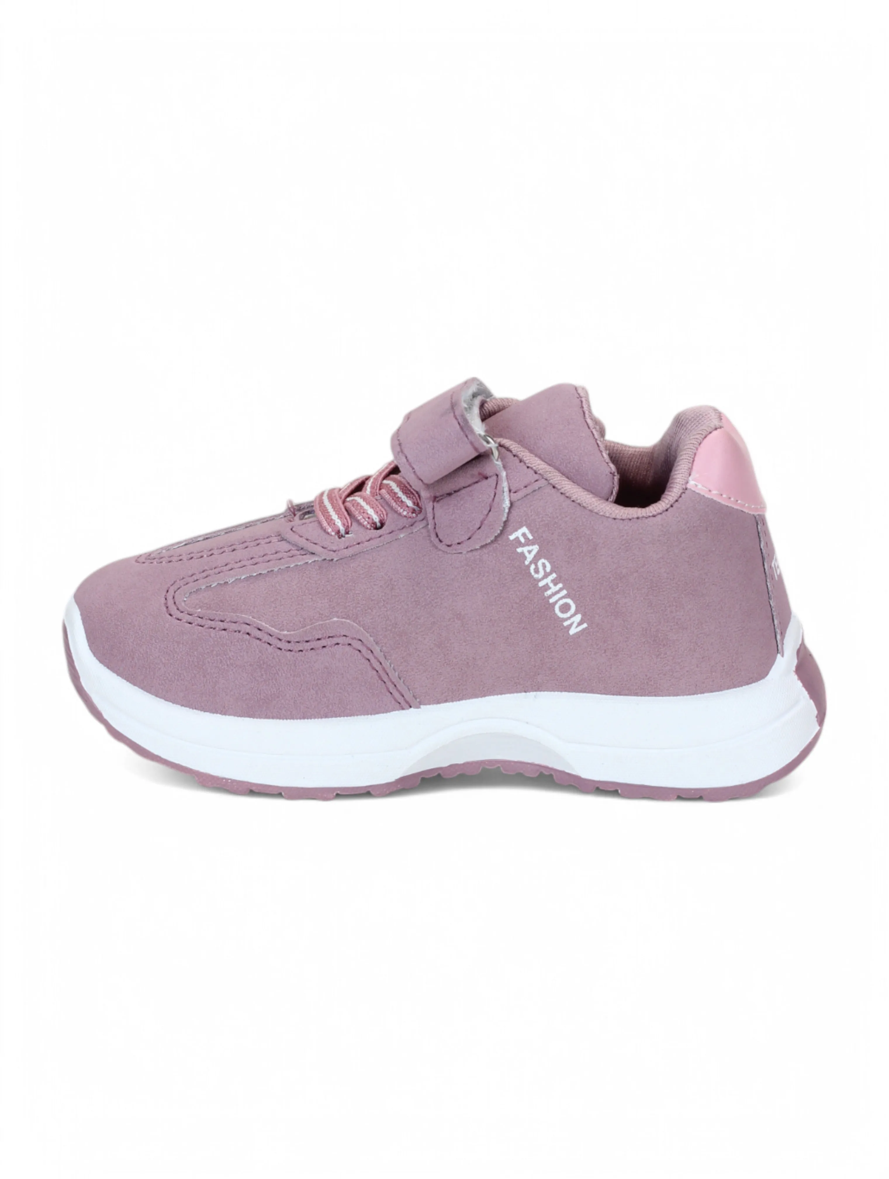 Casual Velcro Shoes - Mauve