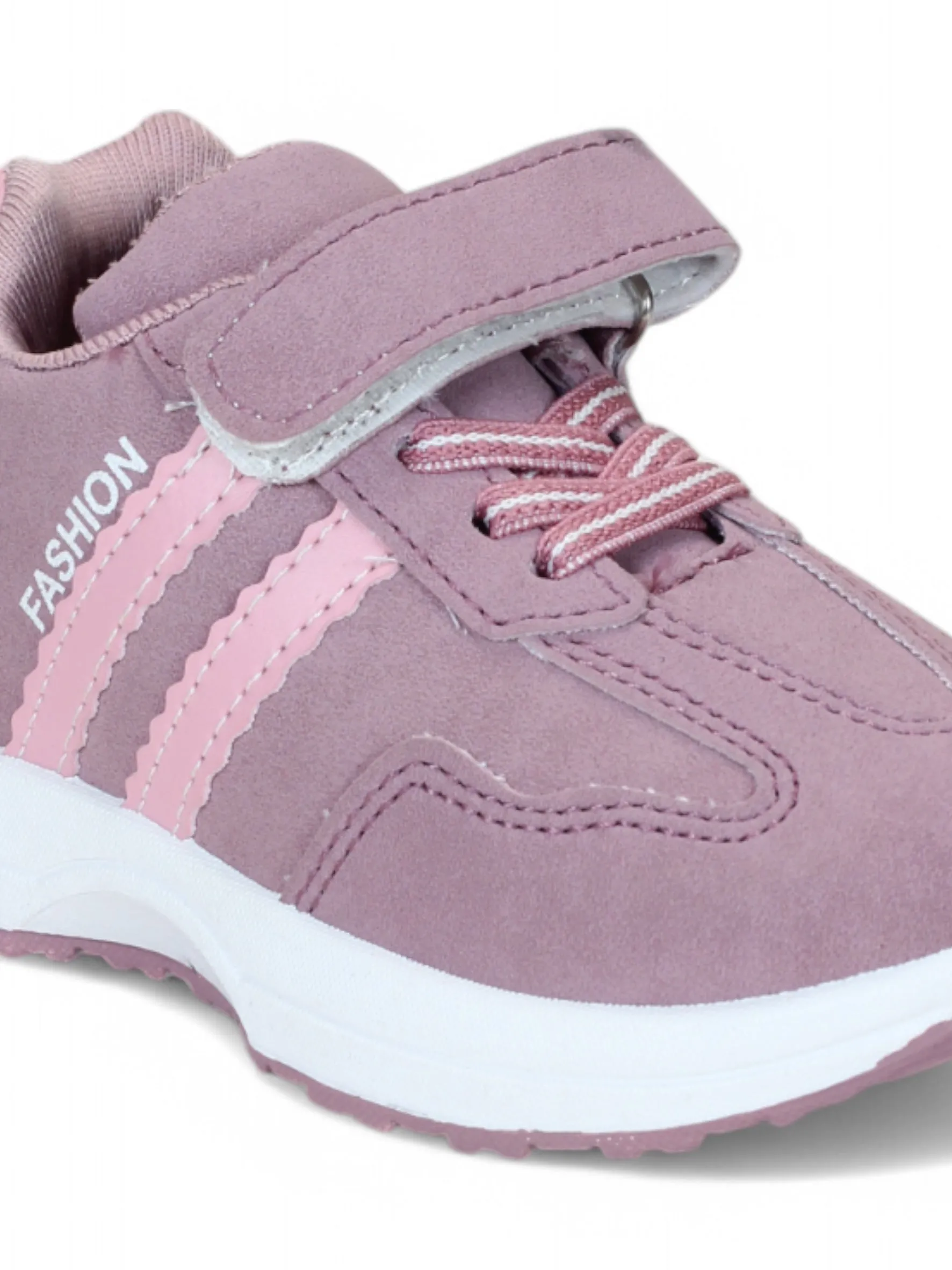 Casual Velcro Shoes - Mauve