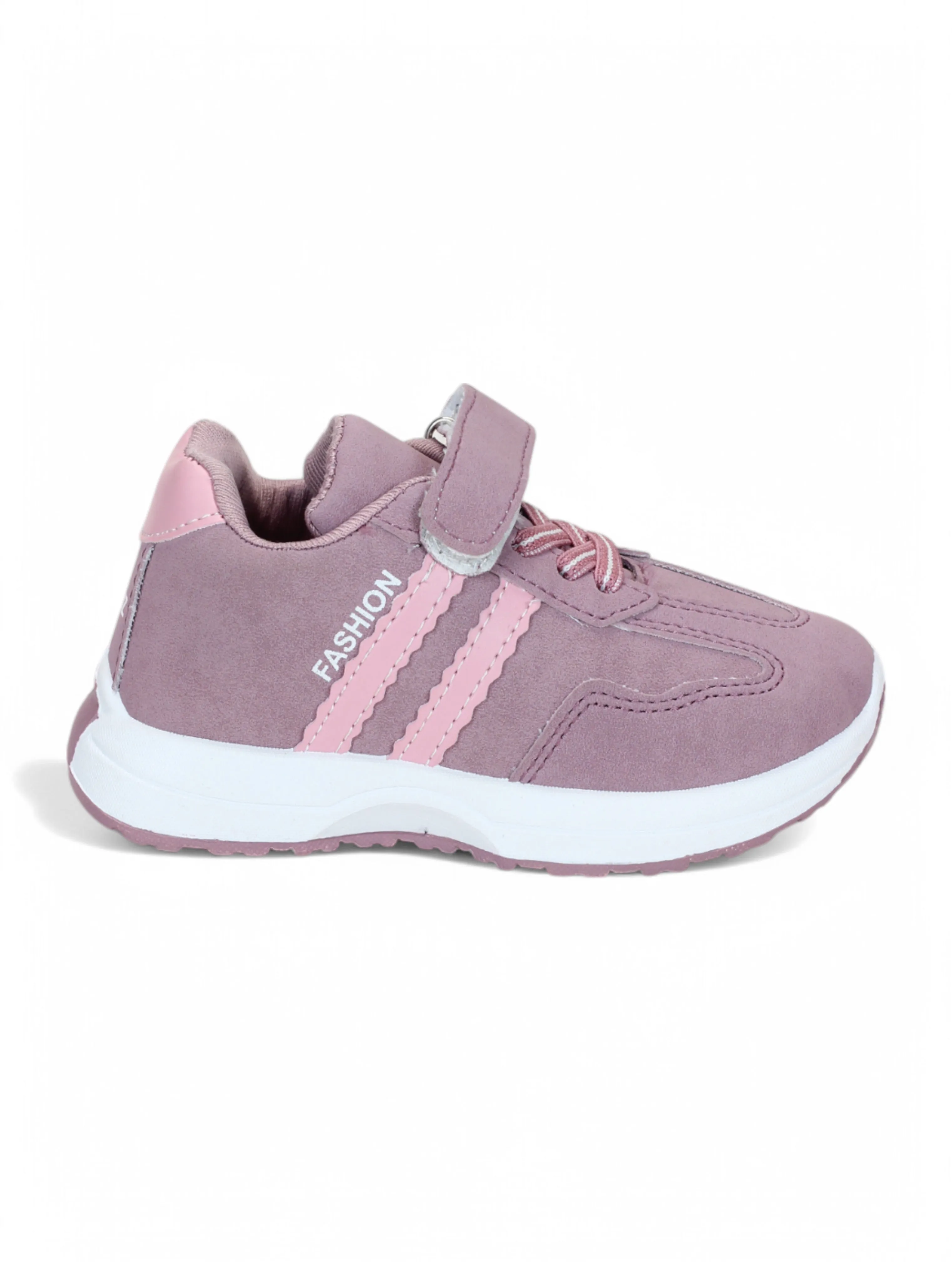 Casual Velcro Shoes - Mauve