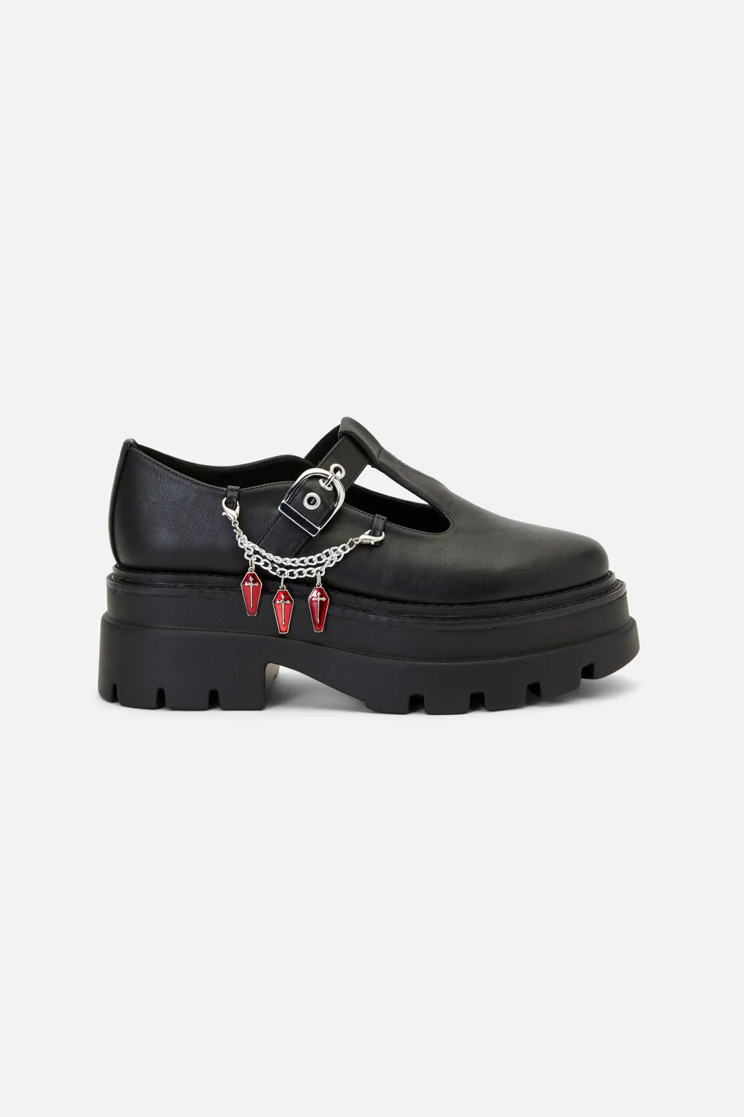 Coffin Chain T Bar Shoe
