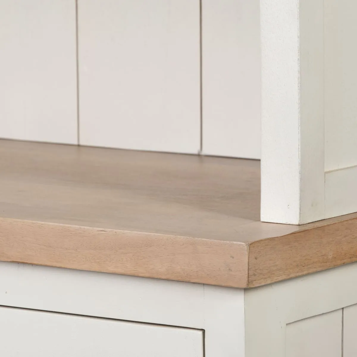 Fairview Shelving Unit White Wood | Brown Wood