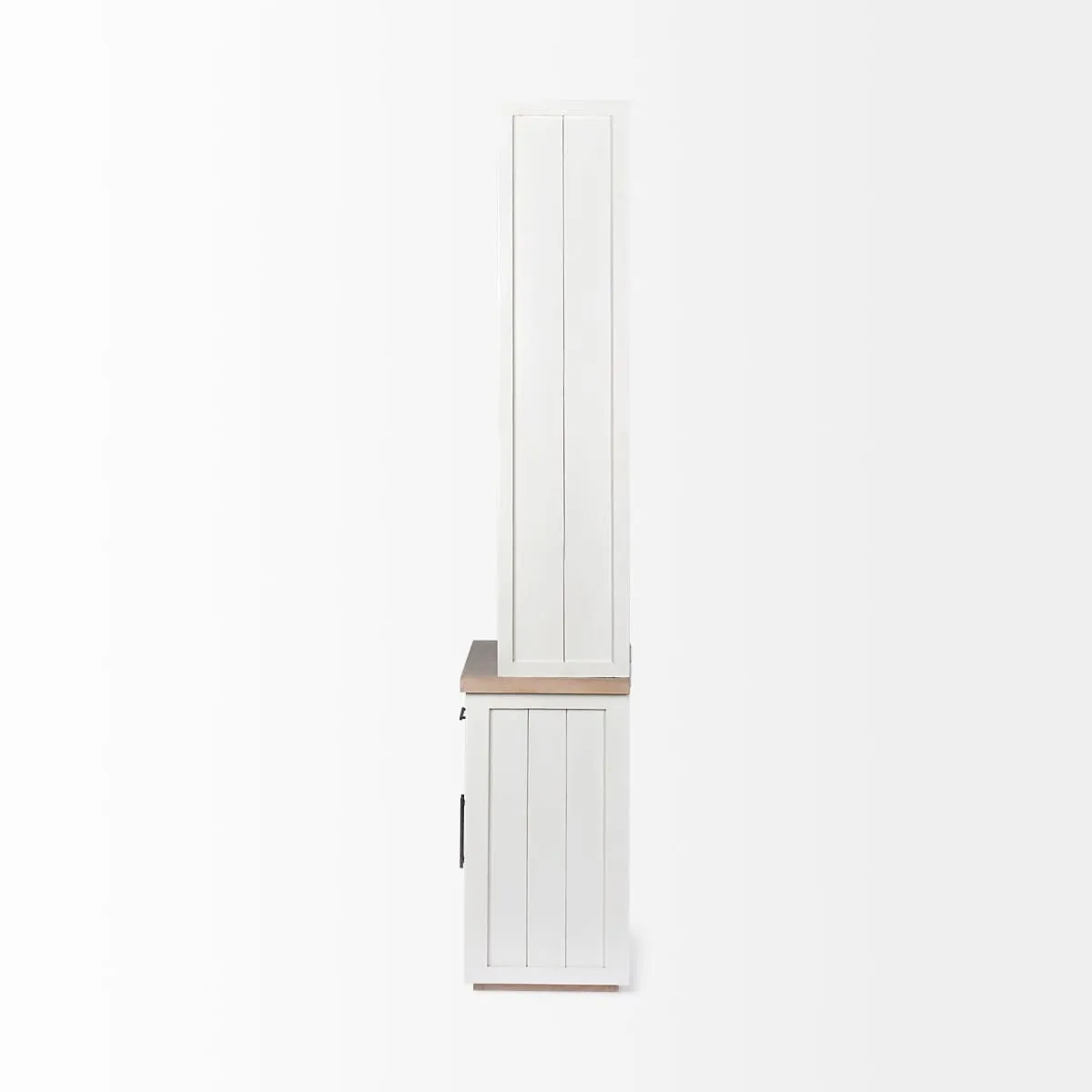 Fairview Shelving Unit White Wood | Brown Wood