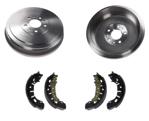 For 15-21 Ram ProMaster City Premium Rear Brake Drum and Brake Shoe Service Kit