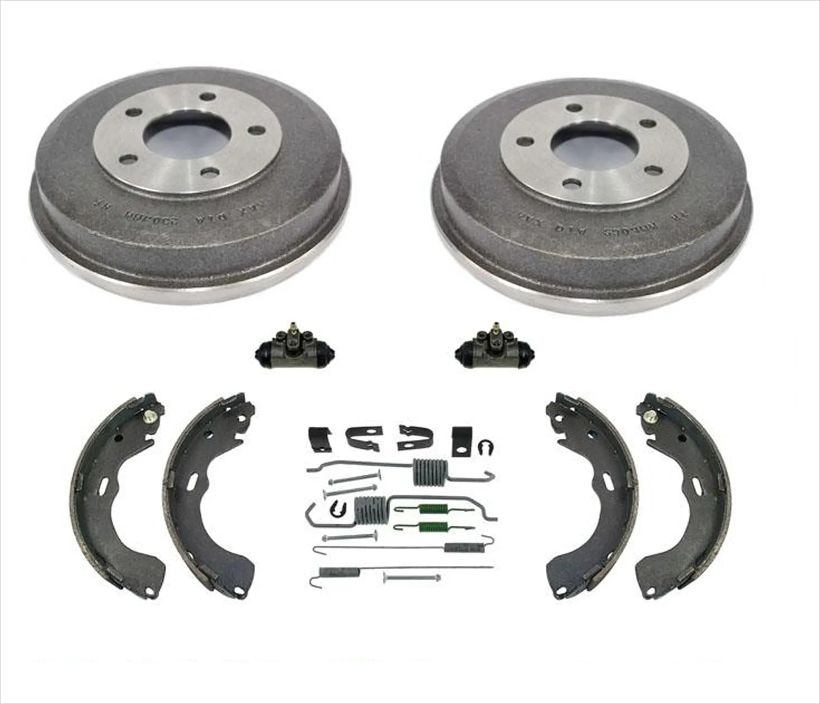 For 2001-2007 Ford Escape With Rear Drum Brakes Shoes Shoe Springs Wheel C 6pc