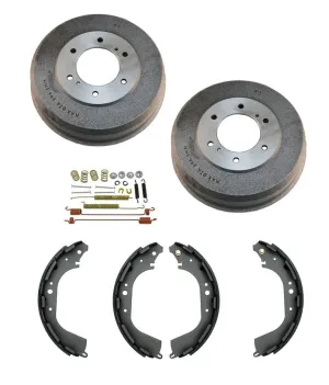 For 96-01 Nissan Pathfinder With Rear Drum Brake Shoes & Springs 4pc Kit