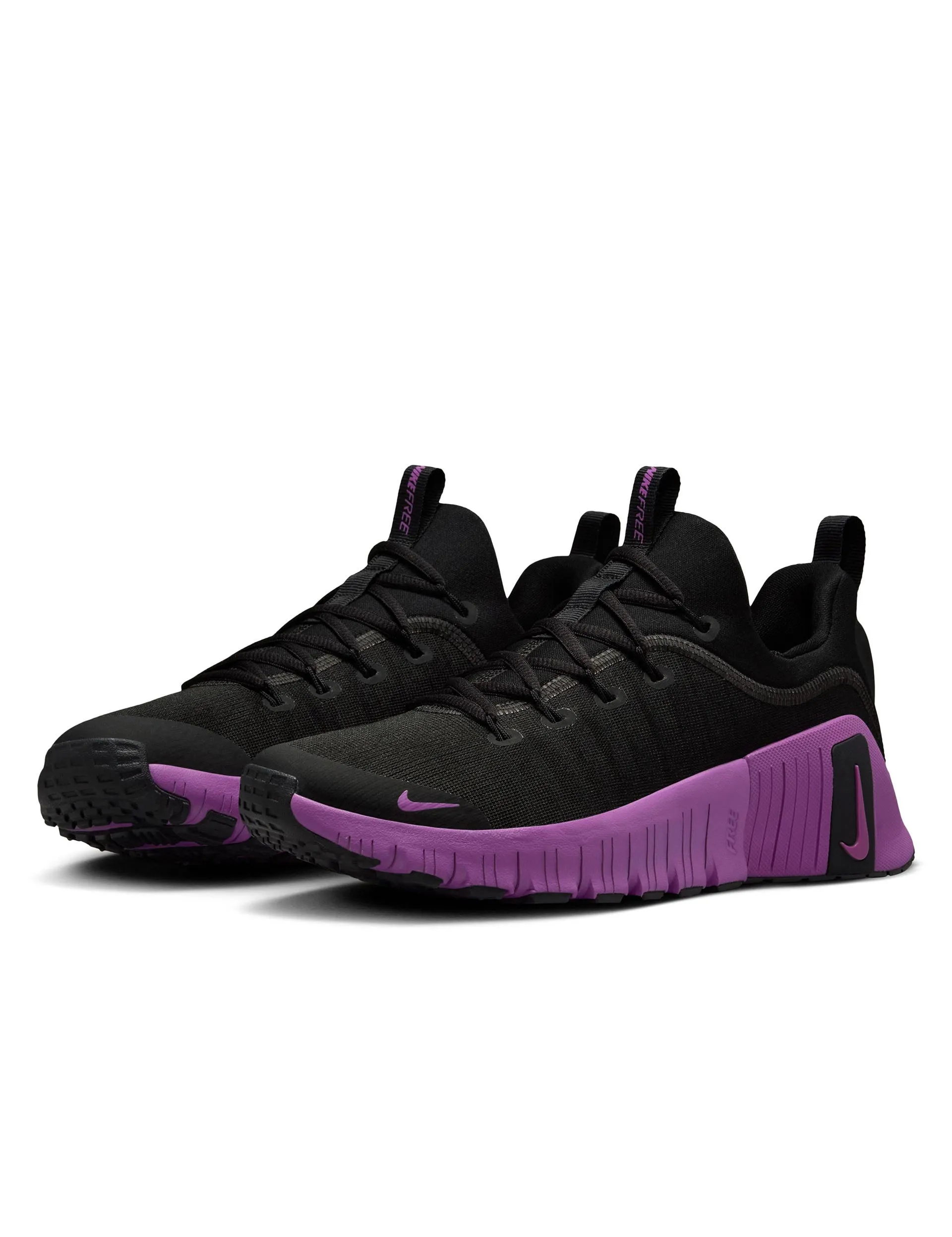 Free Metcon 6 Shoes - Black/Vivid Purple