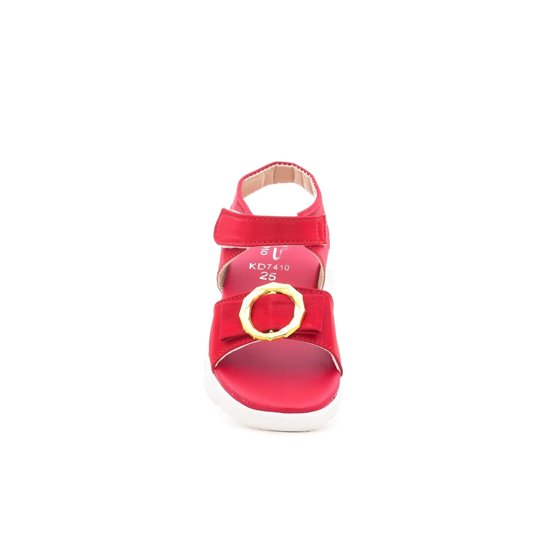 Girls Red Casual Sandal KD7410