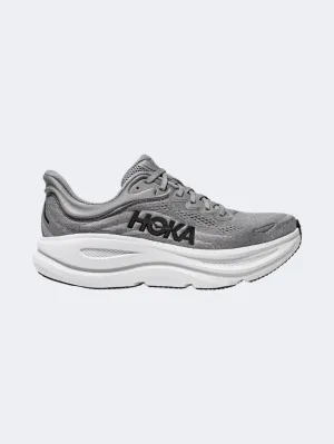 Hoka Bondi 9 Men Running Shoes Galactic Grey/Stellar