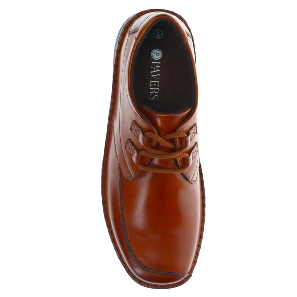 Leather Lace-Up Shoes - PARK40035 / 325 803