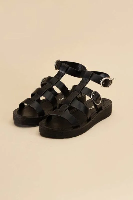 LEDELL-S Casual Gladiator Summer Ankle Straps Sandals