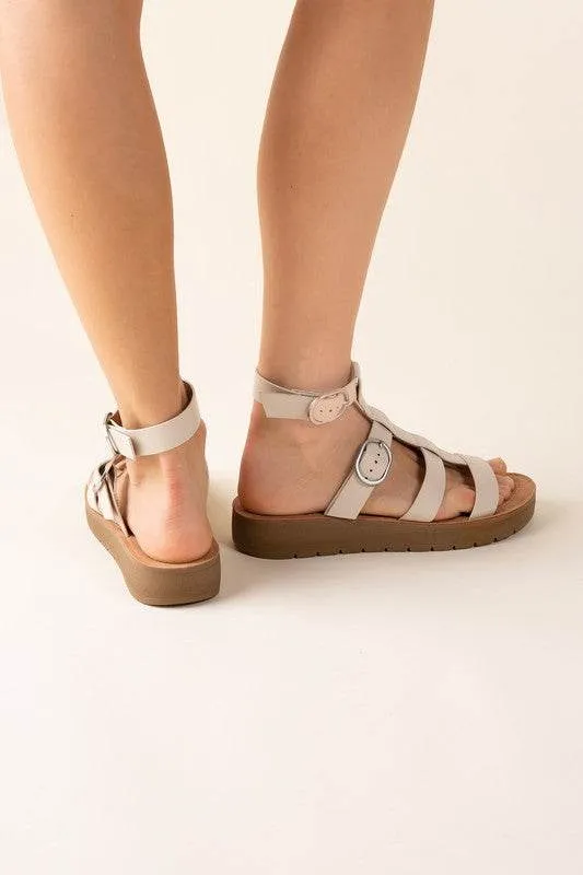 LEDELL-S Casual Gladiator Summer Ankle Straps Sandals