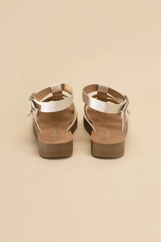 LEDELL-S Casual Gladiator Summer Ankle Straps Sandals