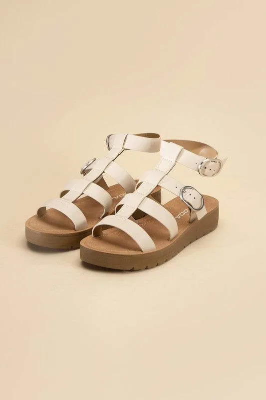 LEDELL-S Casual Gladiator Summer Ankle Straps Sandals